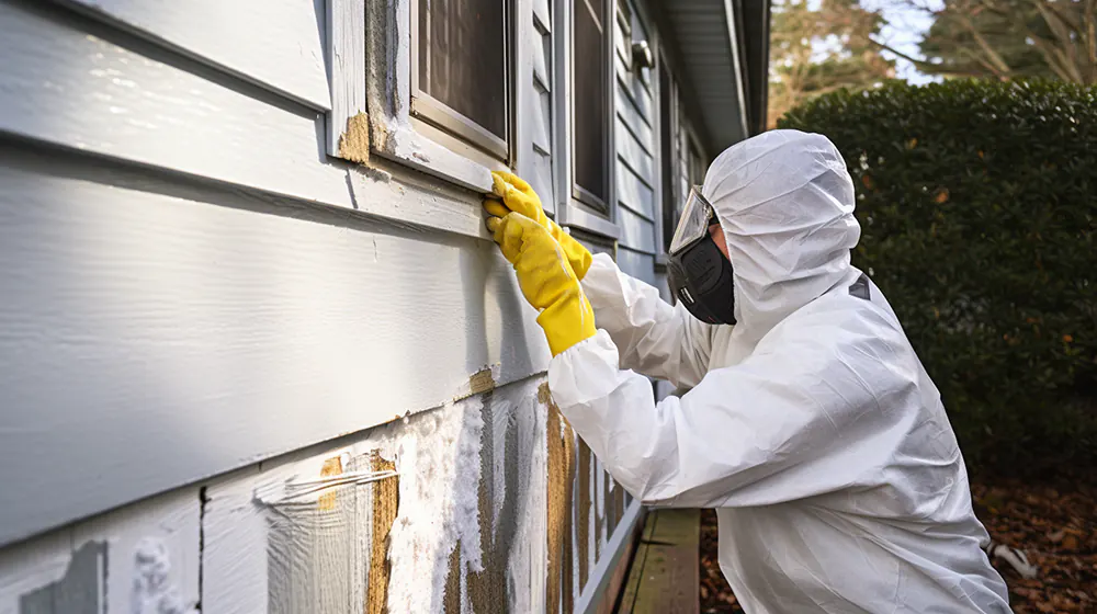 Asbestos siding replacement