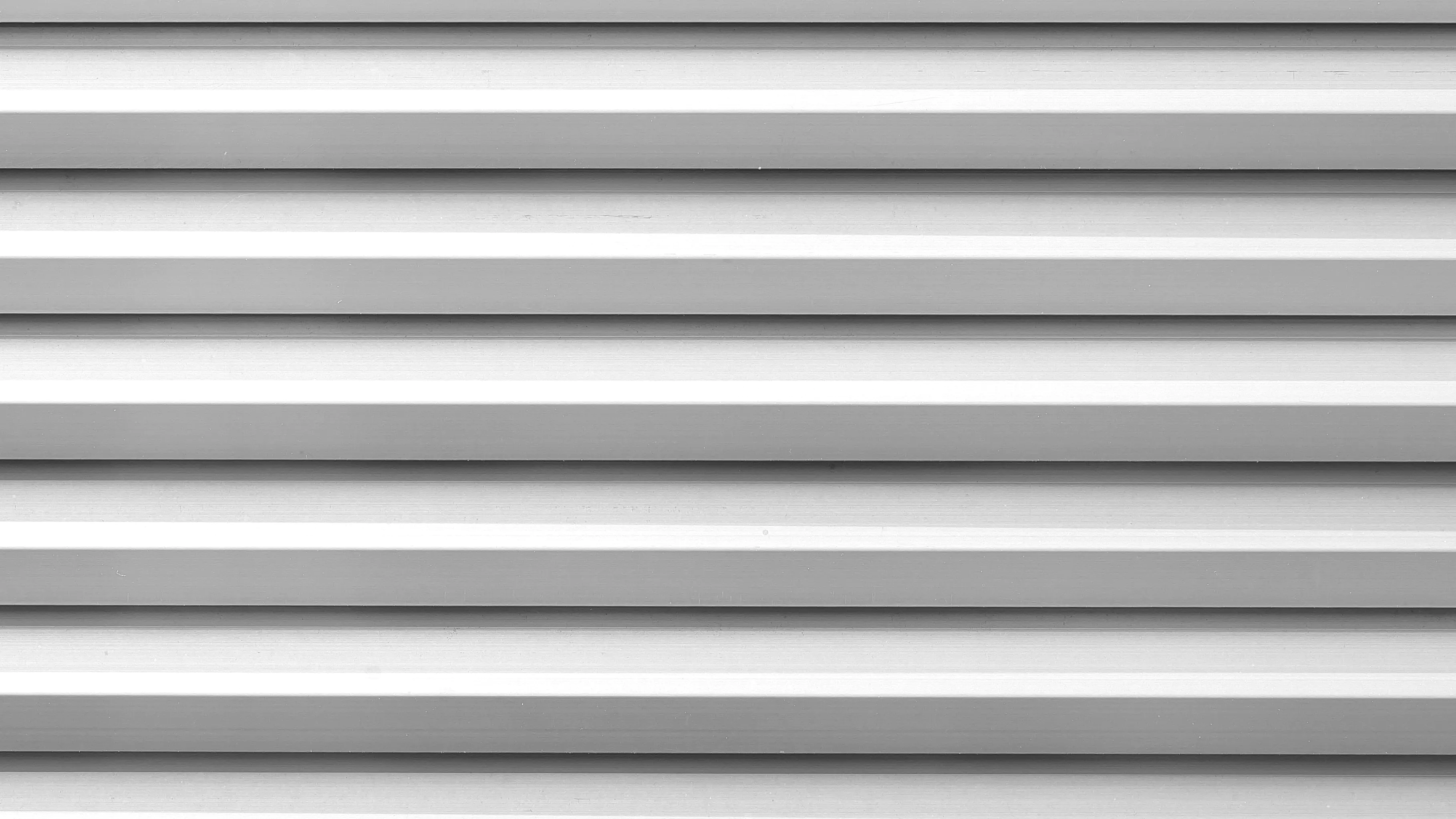 A close up of steel siding